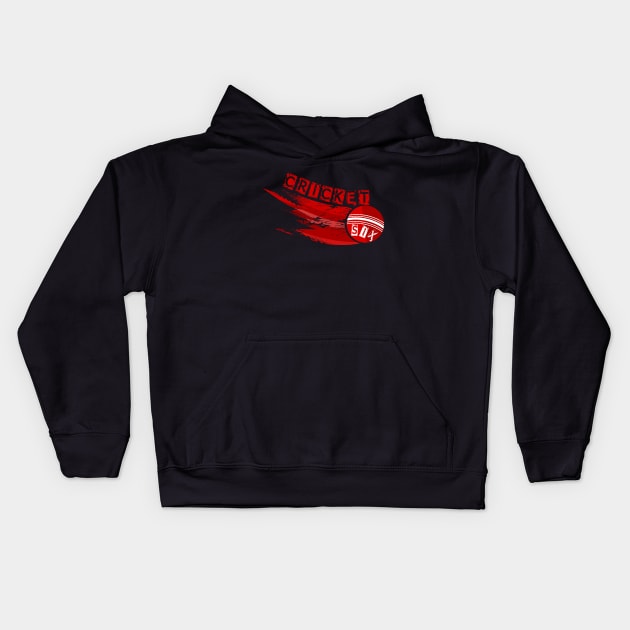 Cricket Six Kids Hoodie by mailboxdisco